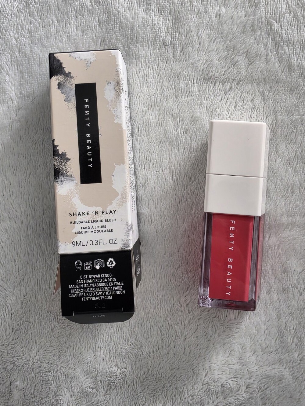 Fenty Beauty Shake 'N Play Liquid Blush Fiya Papaya 0.3 fl oz